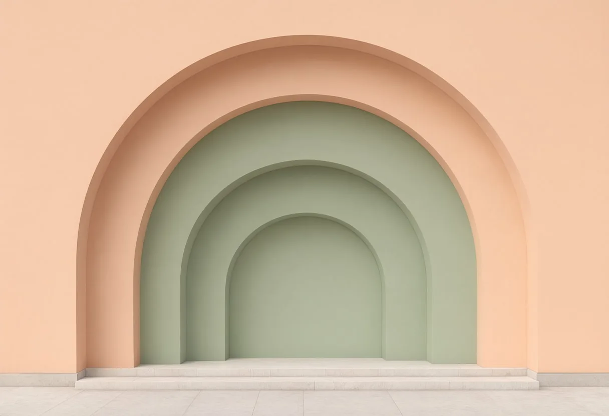 Nested Arches Pastel