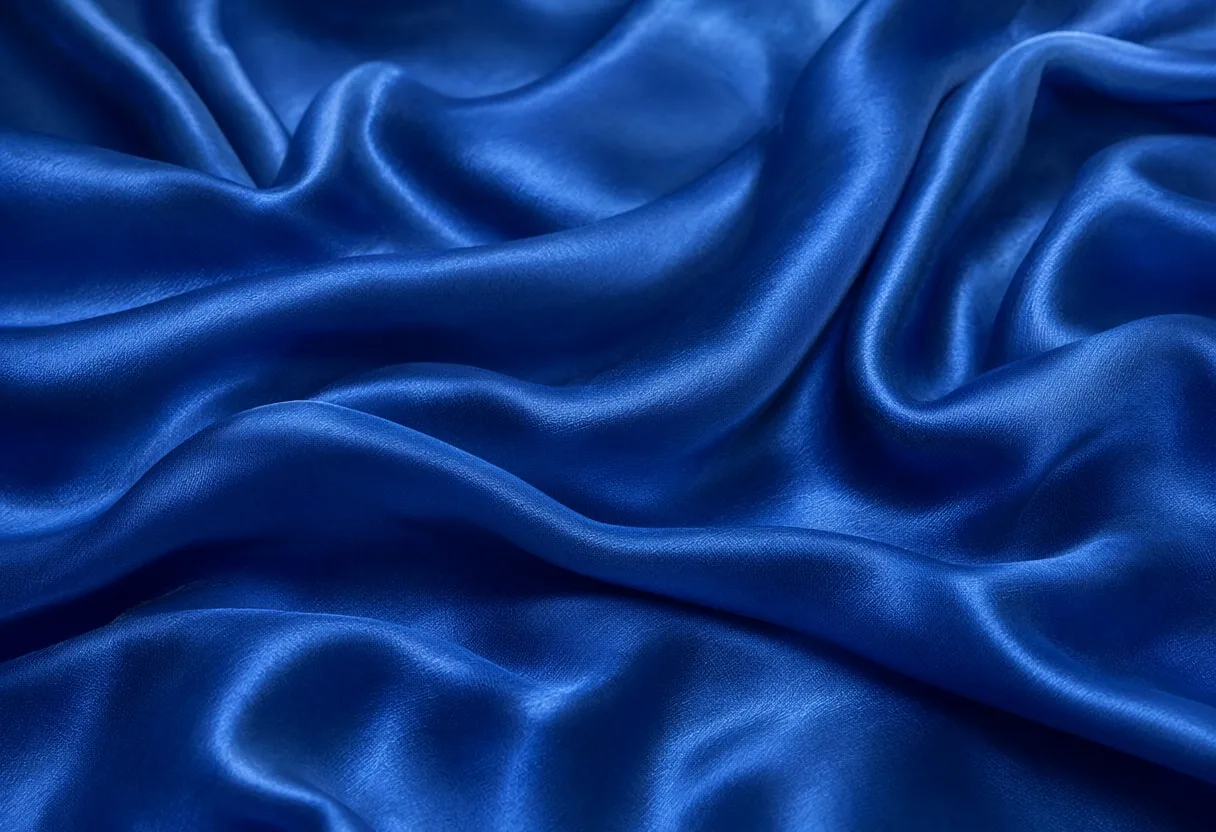 Silk Waves in Deep Blue