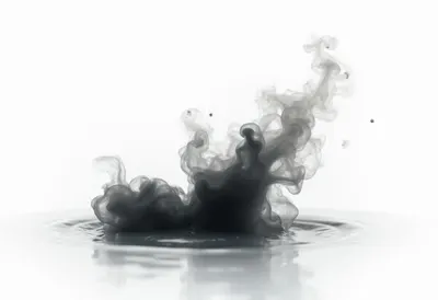 Ink Dispersing in Water