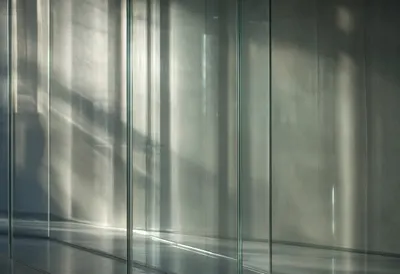 Glass Panels Refraction in a deep palette