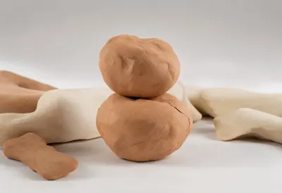 Soft Clay Shapes in a deep palette