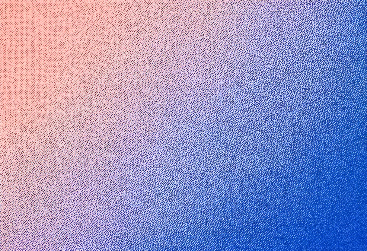Halftone Dot Gradient in a deep palette