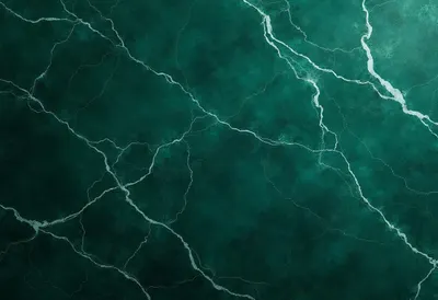 Marble Veins in Deep Green in a deep palette