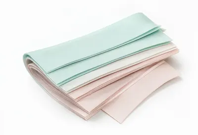 Folded Paper Ribbons with subtle grain