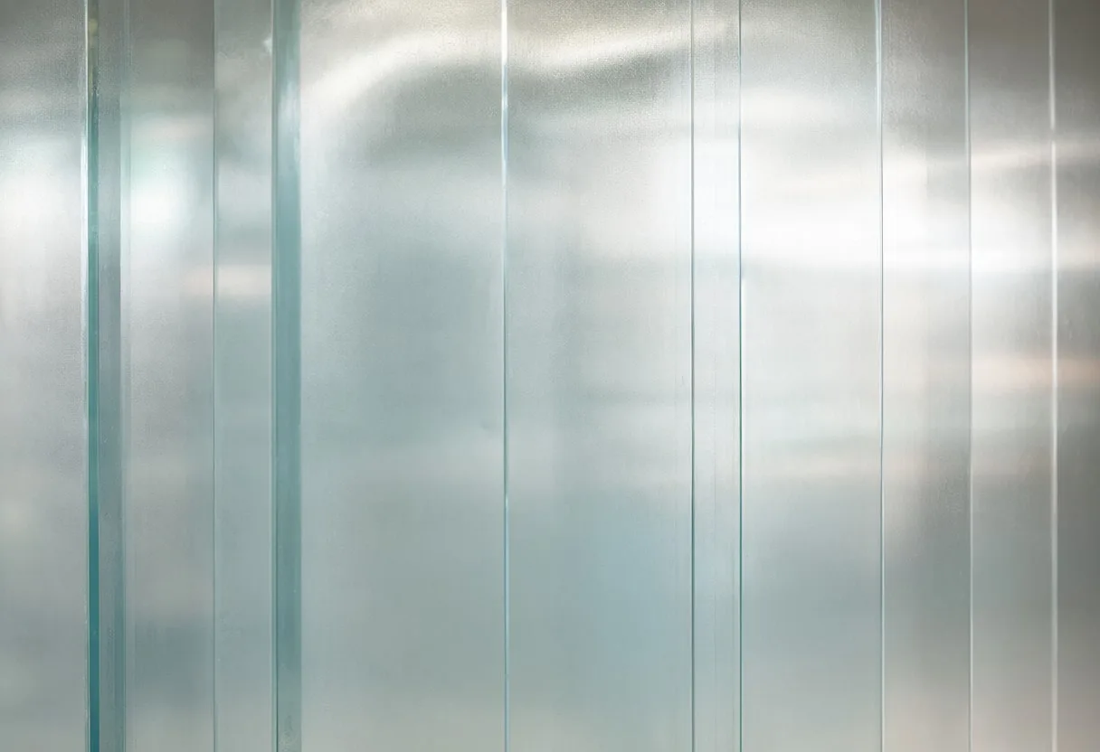 Glass Panels Refraction with subtle grain