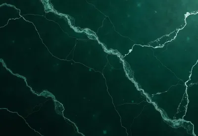 Marble Veins in Deep Green with subtle grain
