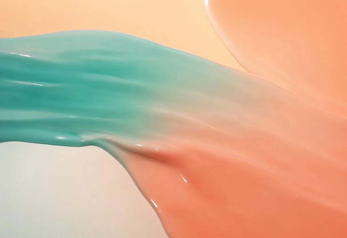 Liquid Gradient Flow in warm tones