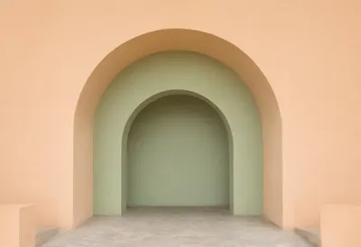 Nested Arches Pastel ในโทนสีอบอุ่น