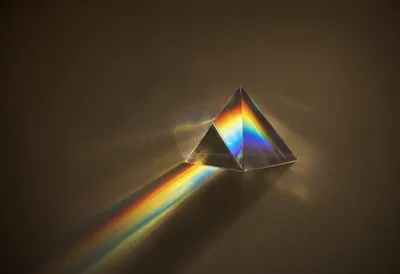 Prism Light Spectrum in warm tones