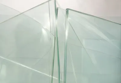 Glass Panels Refraction in a soft palette