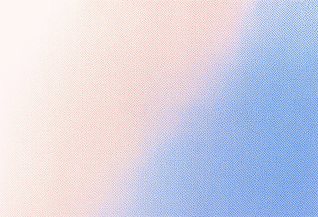 Halftone Dot Gradient in a soft palette