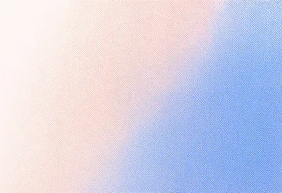 Halftone Dot Gradient in a soft palette