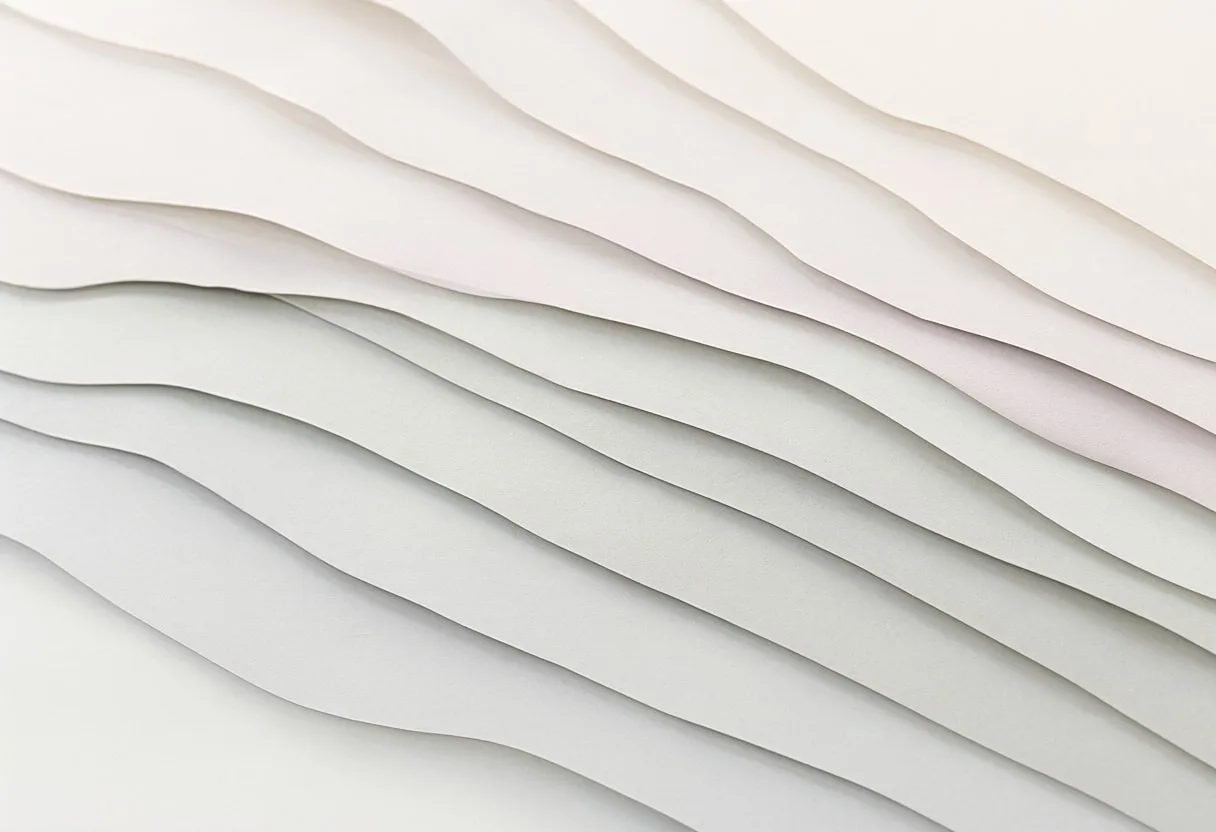 Paper Cut Layers in a soft palette