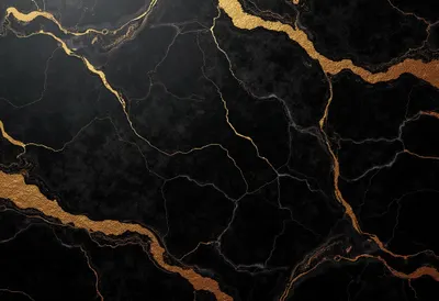 Black Marble with Gold Veins in warm tones