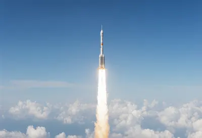Rocket Stage Separation at Altitude