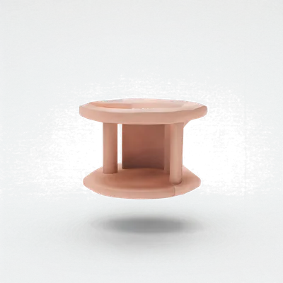 Side table — Floating with a soft shadow