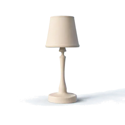 Floor lamp — Floating with a soft shadow