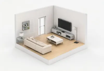 Minimal living room