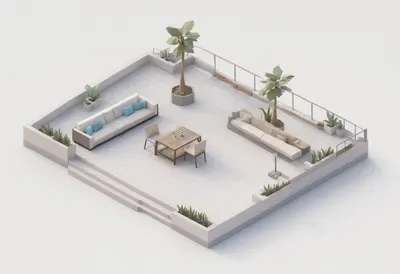 Outdoor terrace