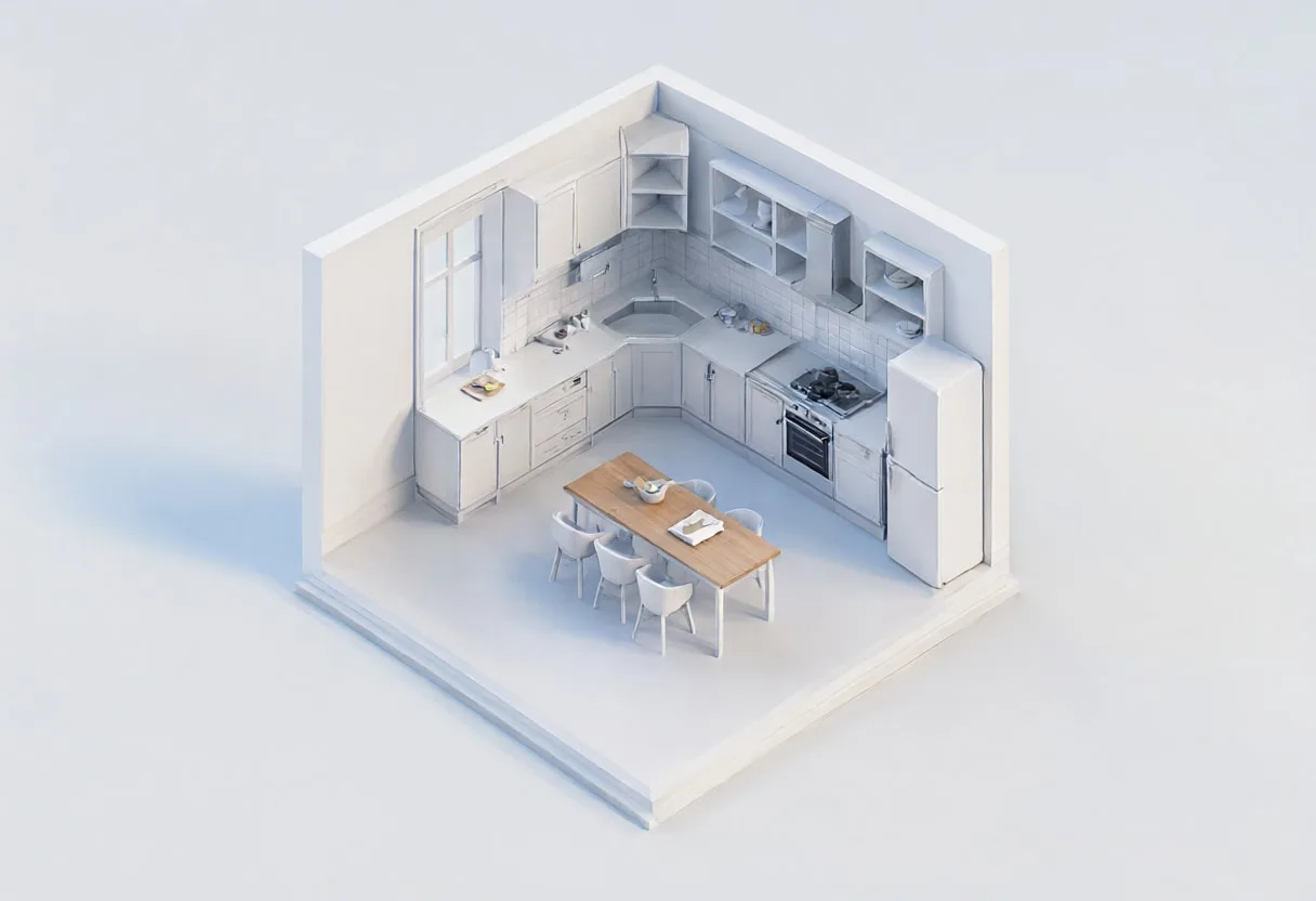 Isometric kitchen