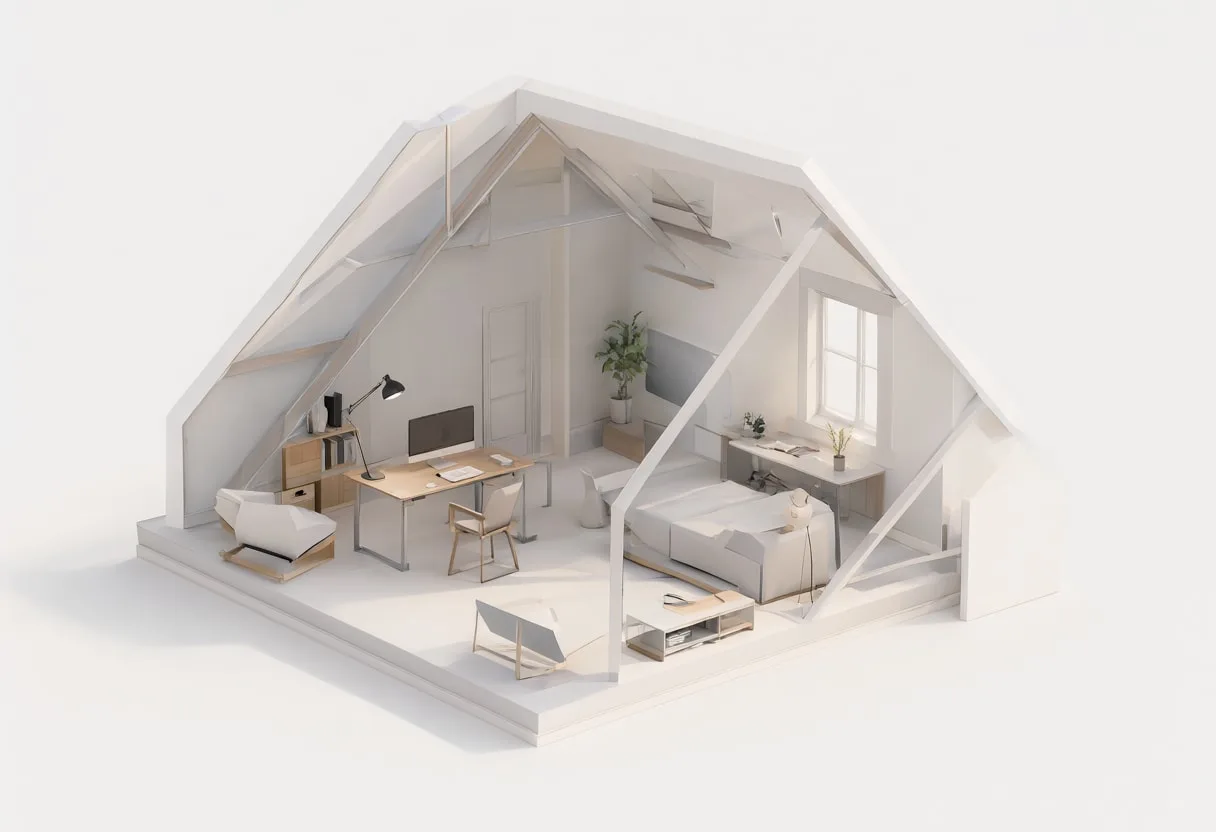 Attic studio