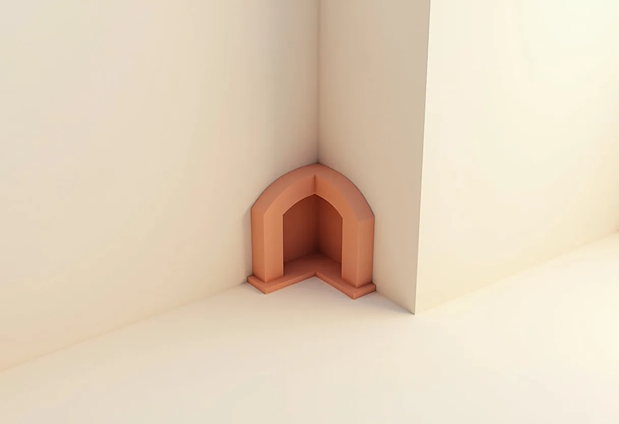 Fireplace corner