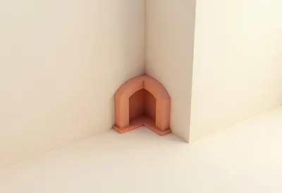 Fireplace corner