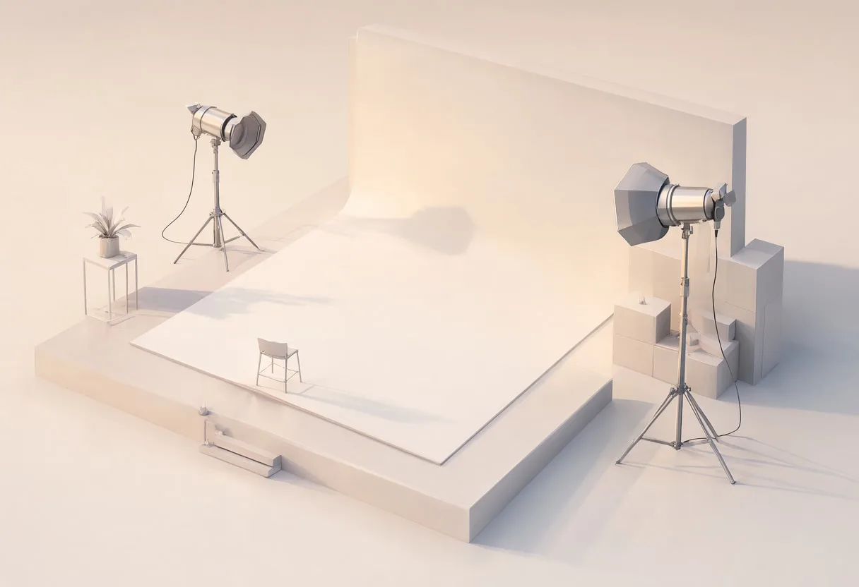 Photography studio — At golden hour