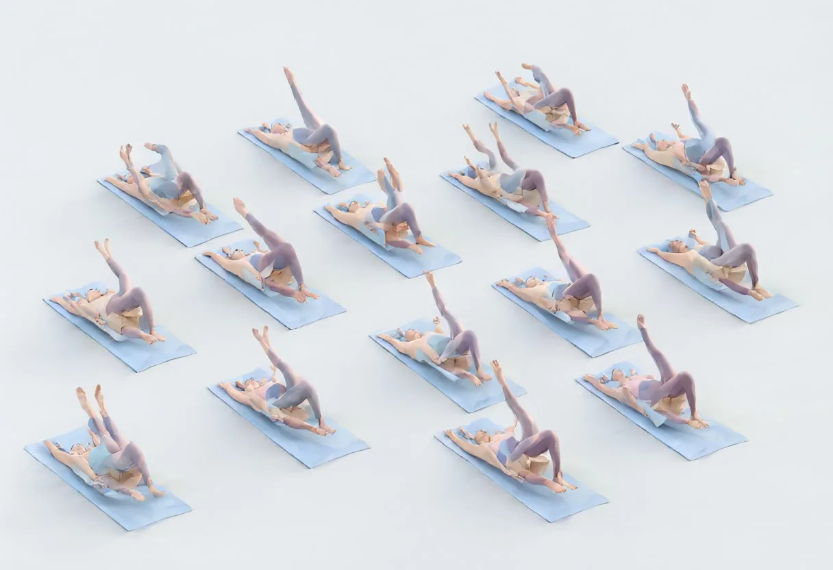 Yoga studio — In a pastel palette