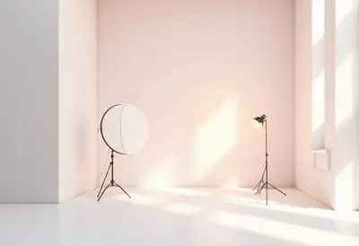Photography studio — In a pastel palette