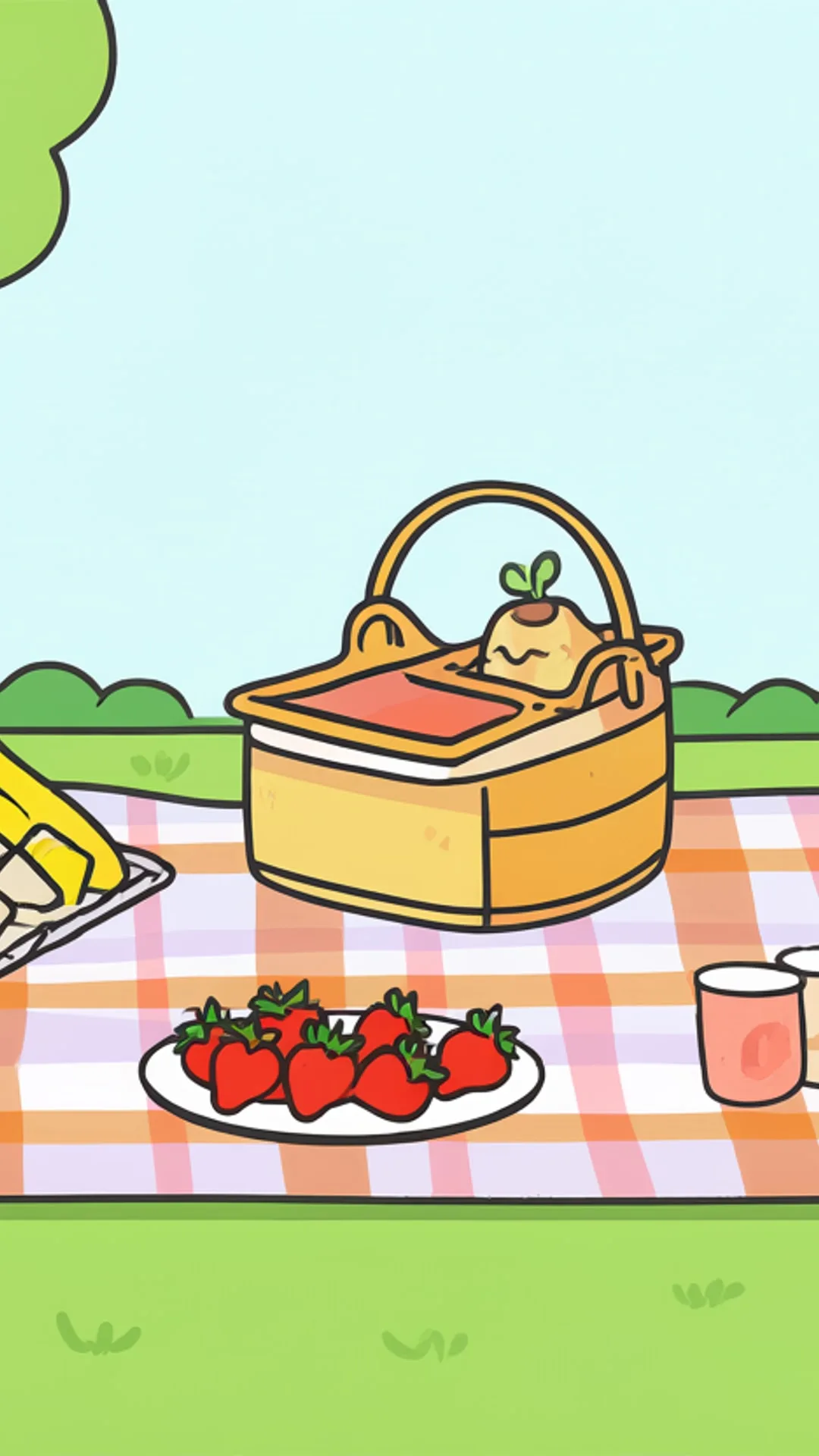 Picnic in a park