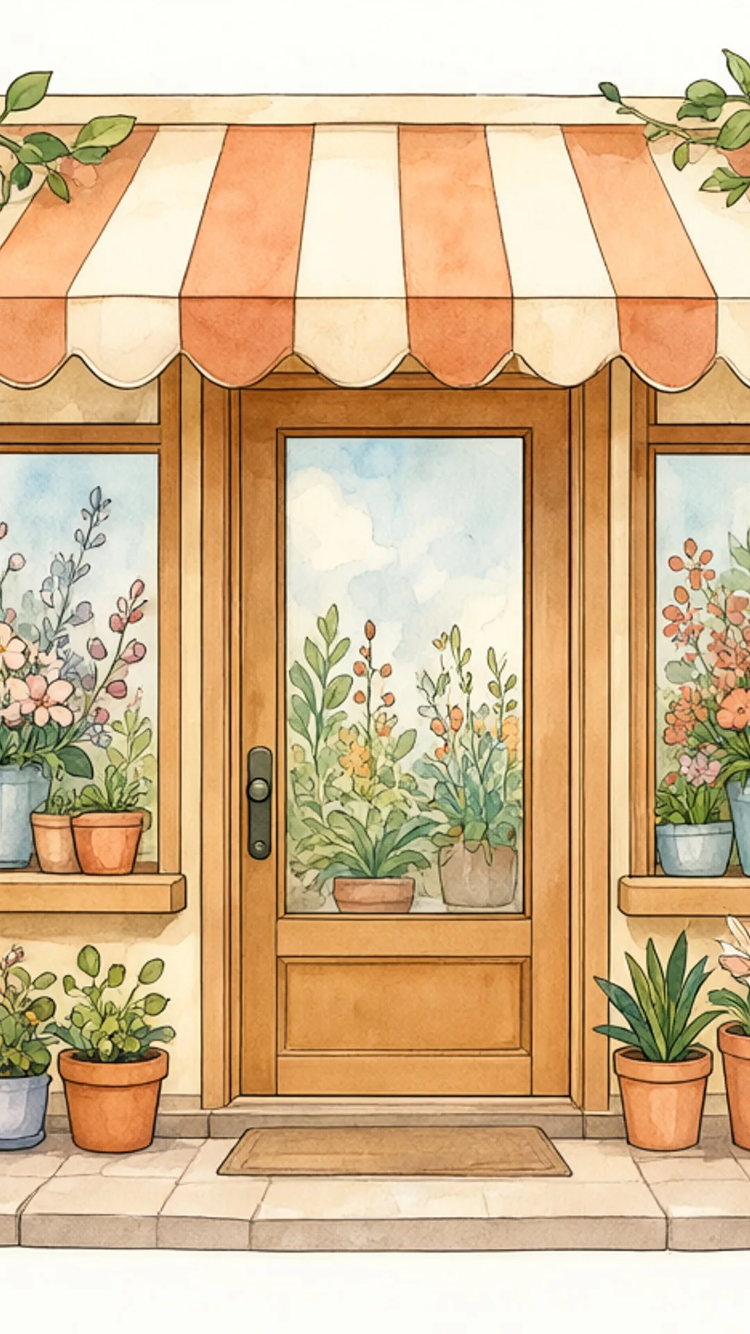 Flower shop front