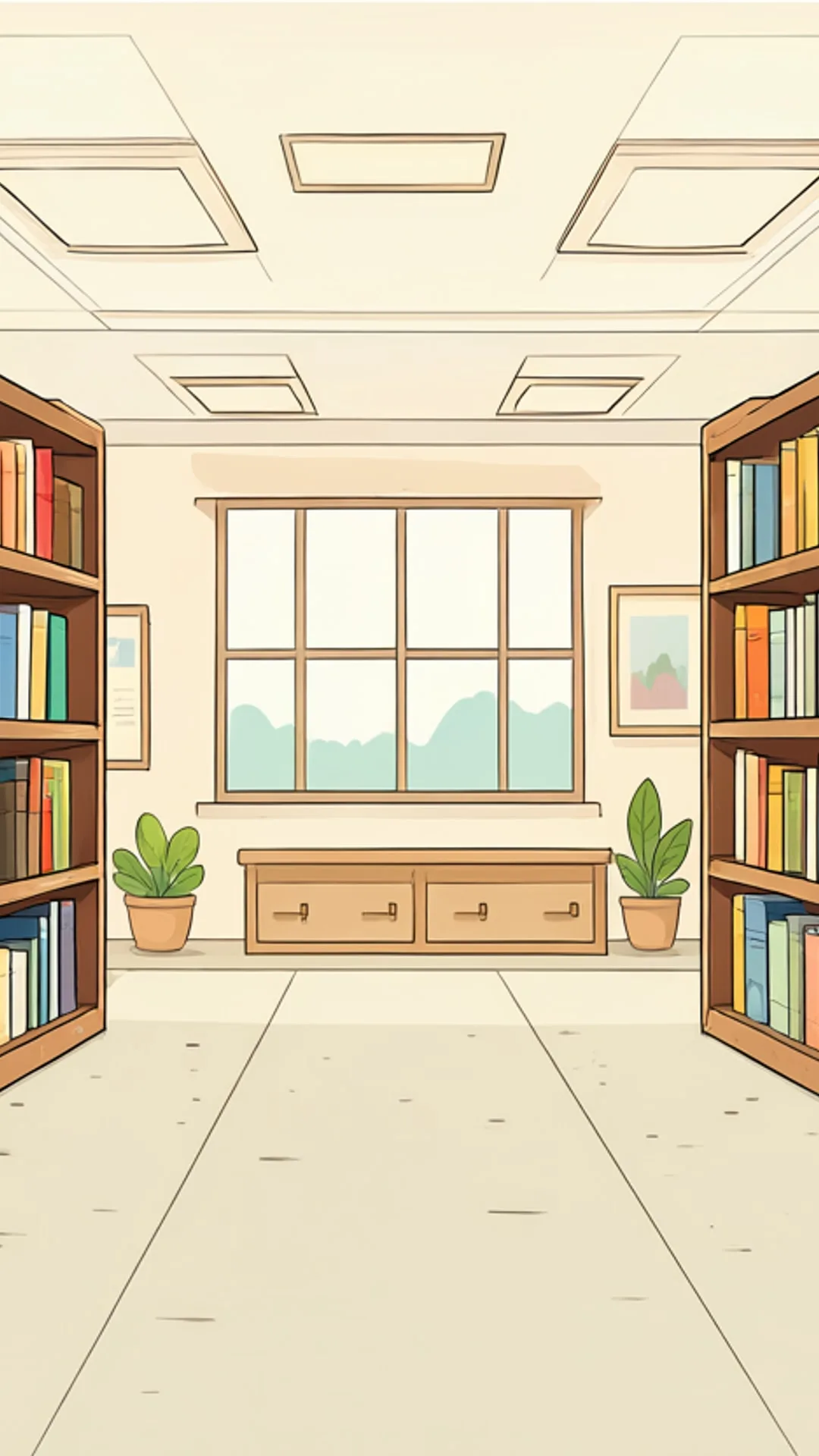 Library aisle