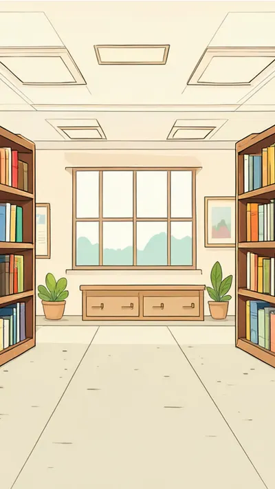 Library aisle