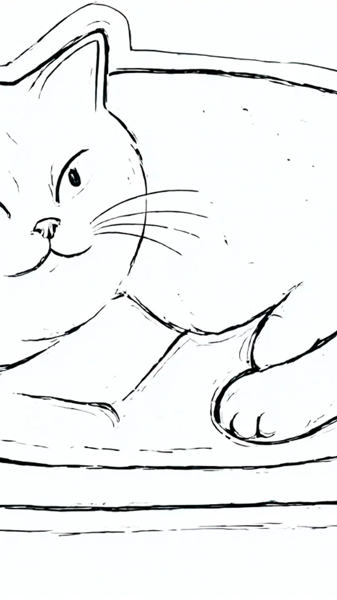 Cat sleeping on a chair