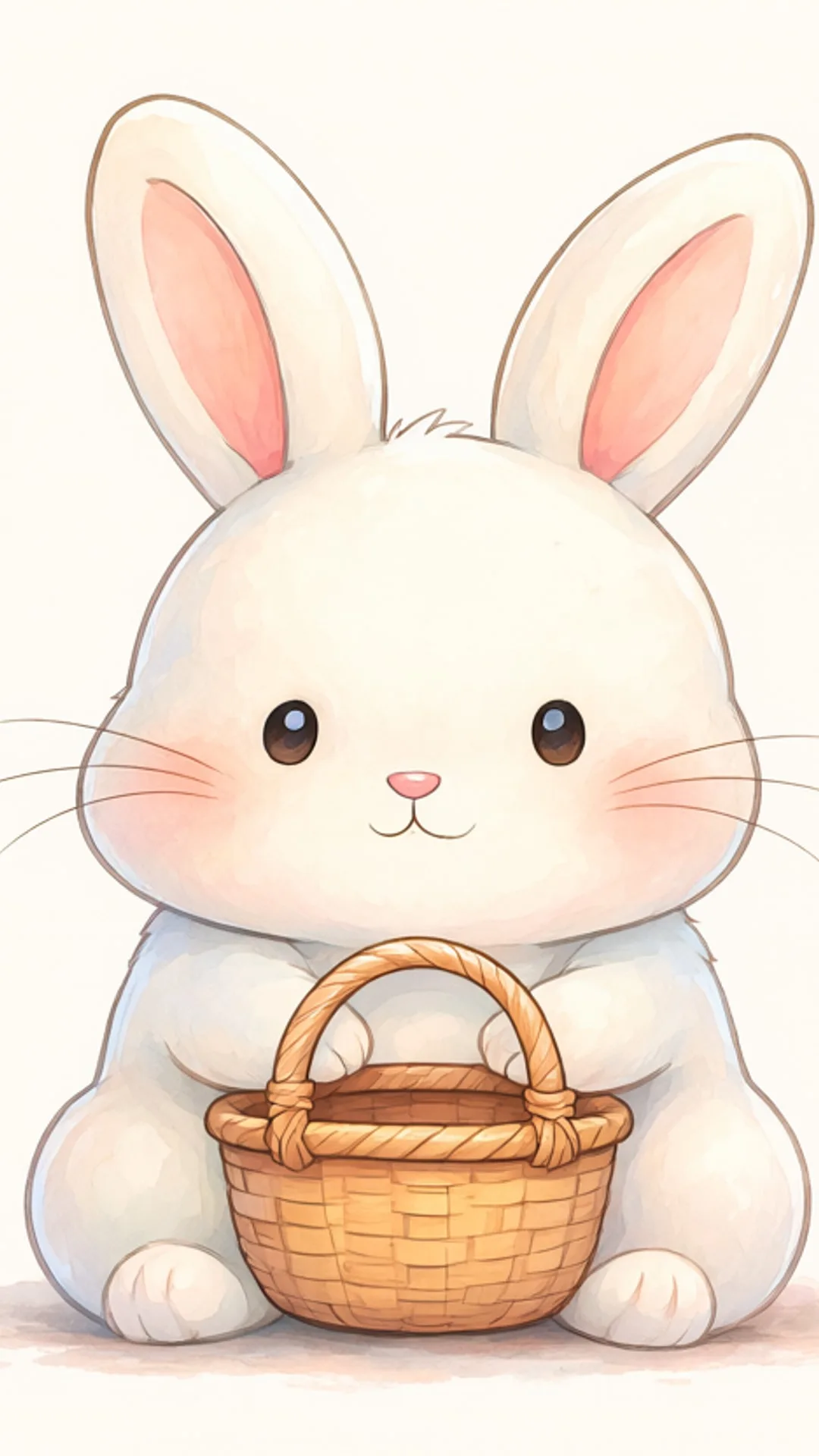Rabbit with a basket