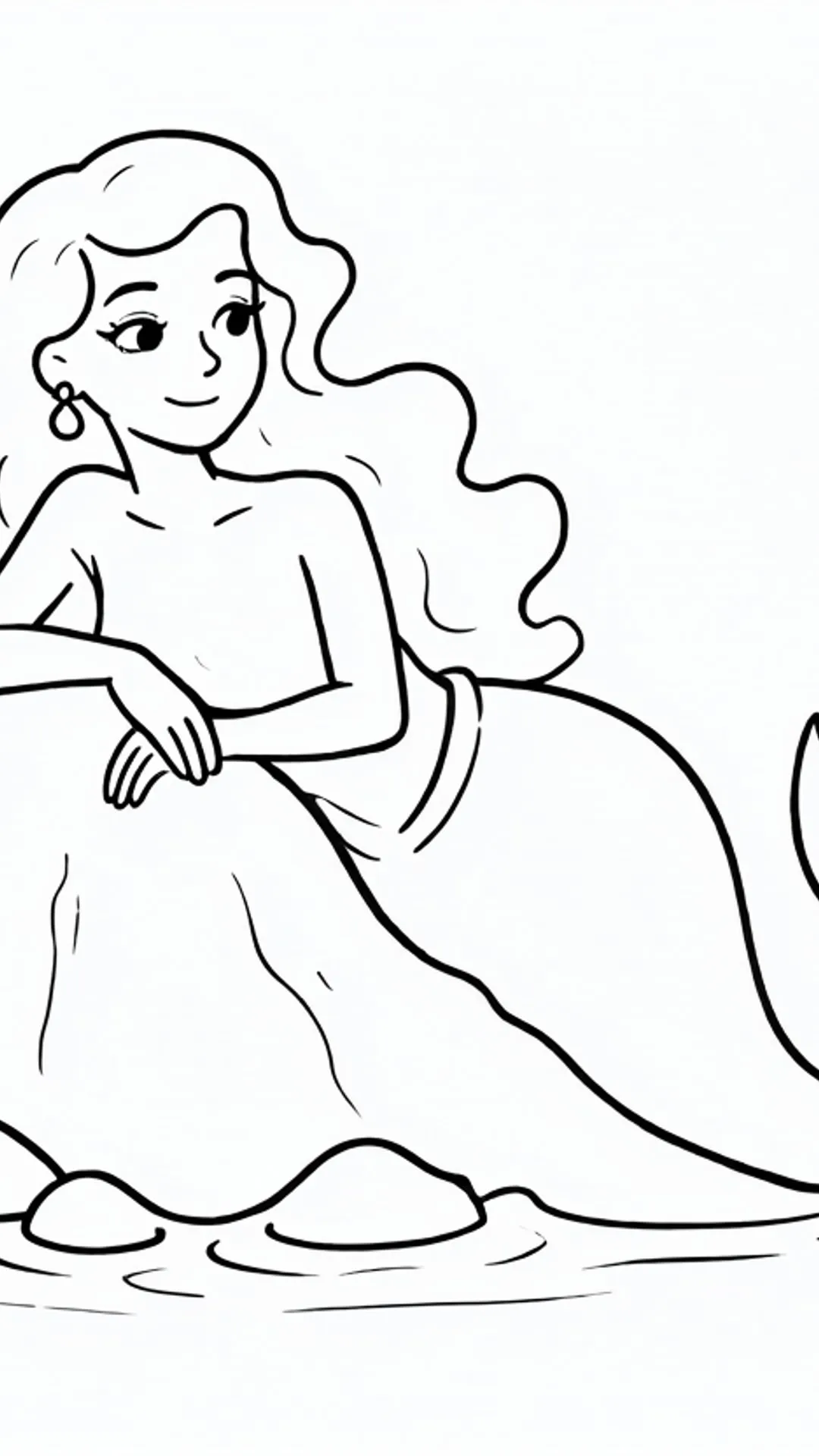 Mermaid on a rock