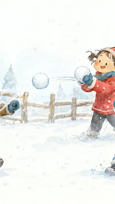 Snowball fight