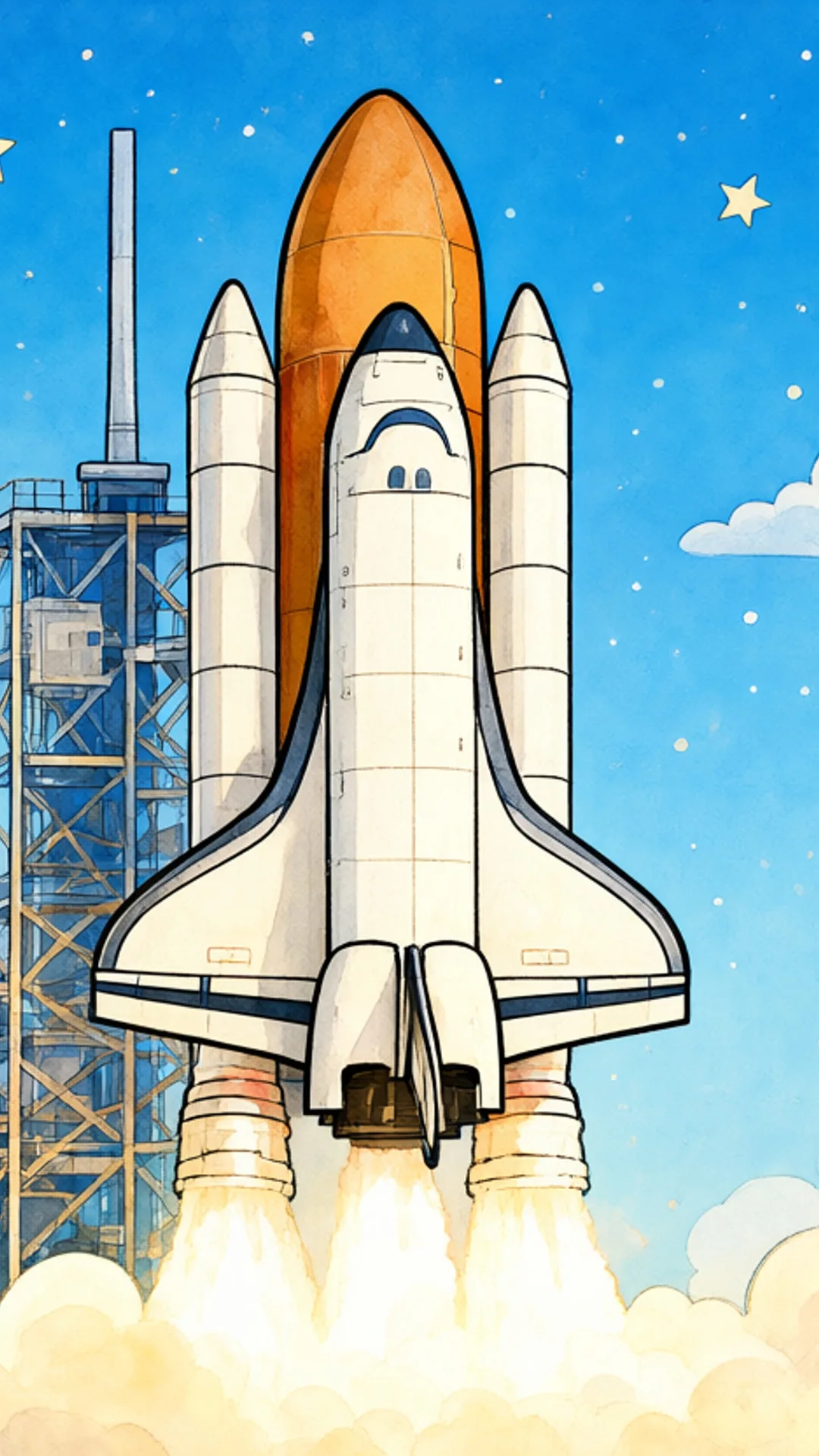 Space shuttle launch