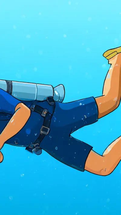 Underwater diver