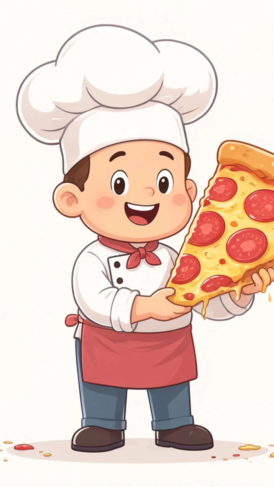 Pizza chef — Soft pastel
