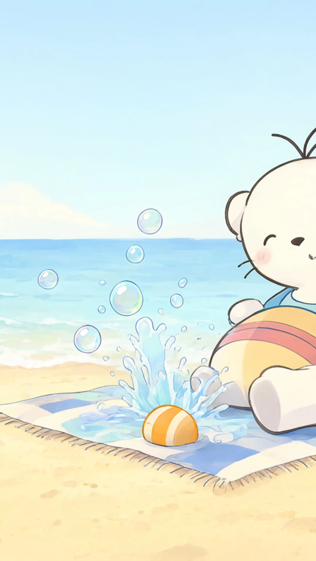 Beach day — Soft pastel