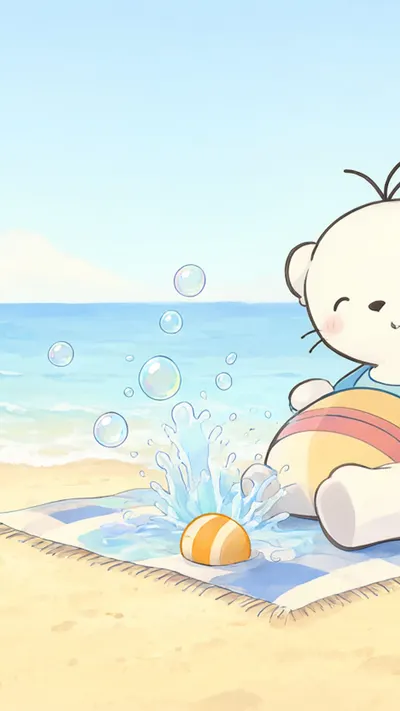 Beach day — Soft pastel