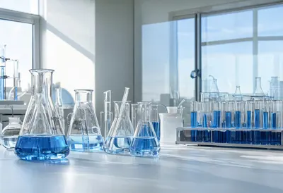 Holographic lab under natural daylight, low angle