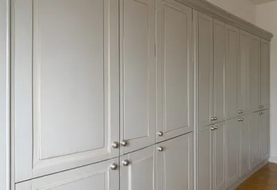 Grid cabinet under natural daylight, high angle