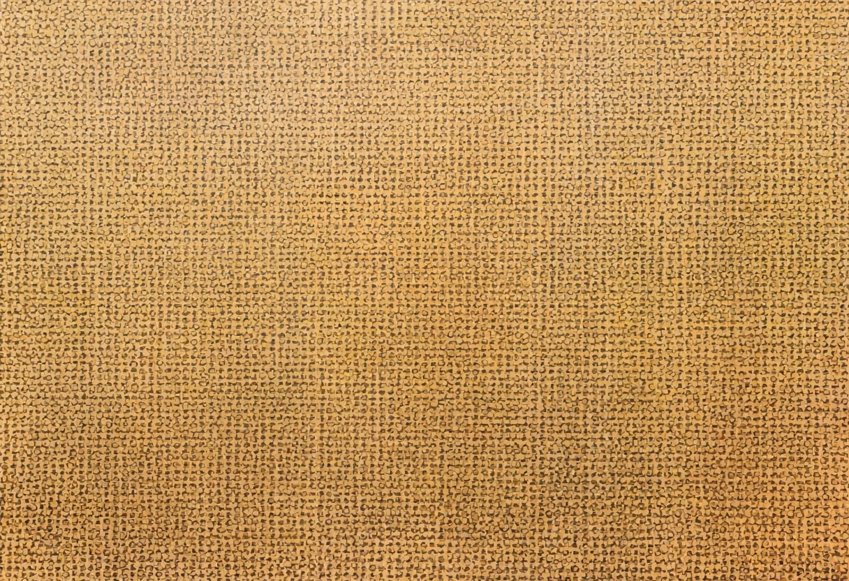 Halftone dots in warm tones, wide angle